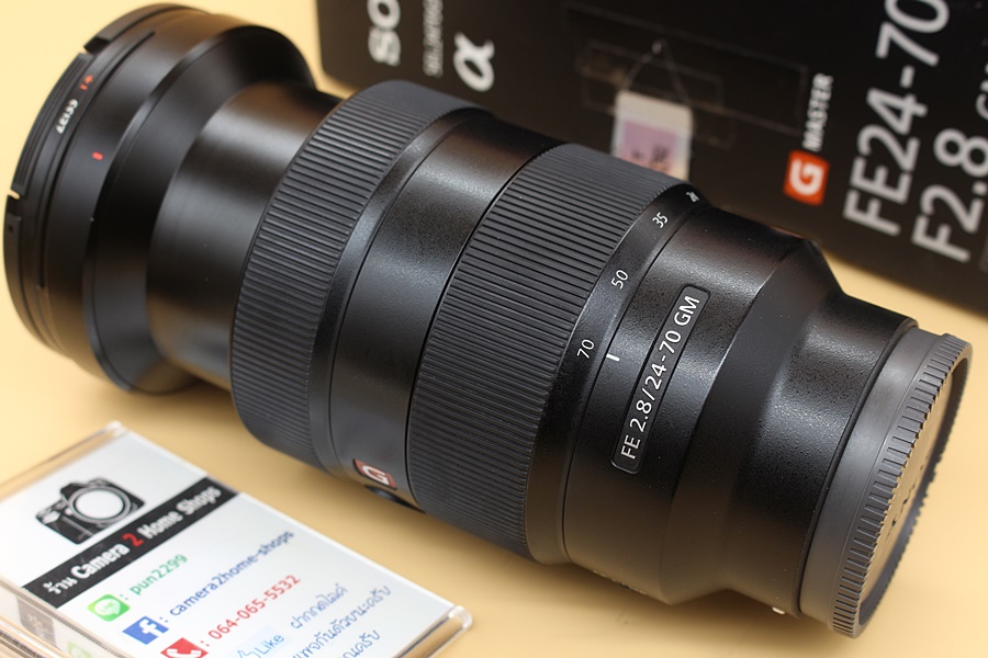 ขาย Lens Sony FE 24-70mm f2.8 GM สภาพสวย อดีตประกกันศูนย์ ไร้ฝ้า รา อุปกรณ์ครบกล่องแถมฟิลเตอร์  อุปกรณ์และรายละเอียดของสินค้า 1.Lens Sony FE 24-70mm f2.8 G